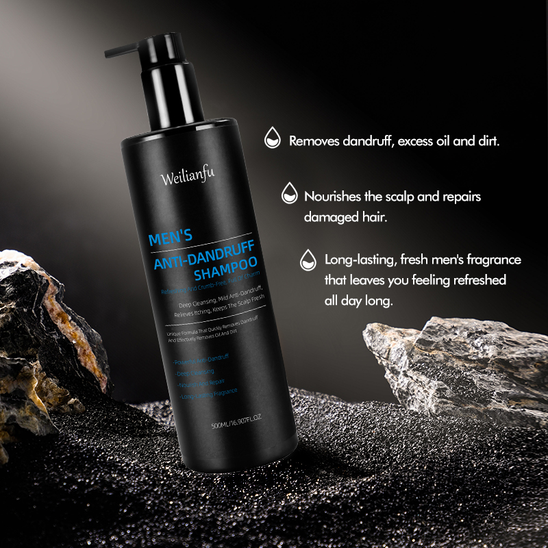 Men's Anti-Dandruff Shampoo and Conditioner Deep Cleansing Hair Shampoo for Oil Control &amp; Refreshing Cleanliness Hair Care