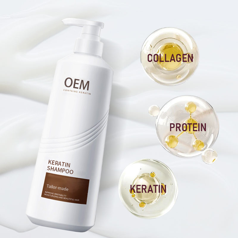 OEM Salon Grade Thickening Volumizing Strengthen Weak Hair Keratin Shampoo