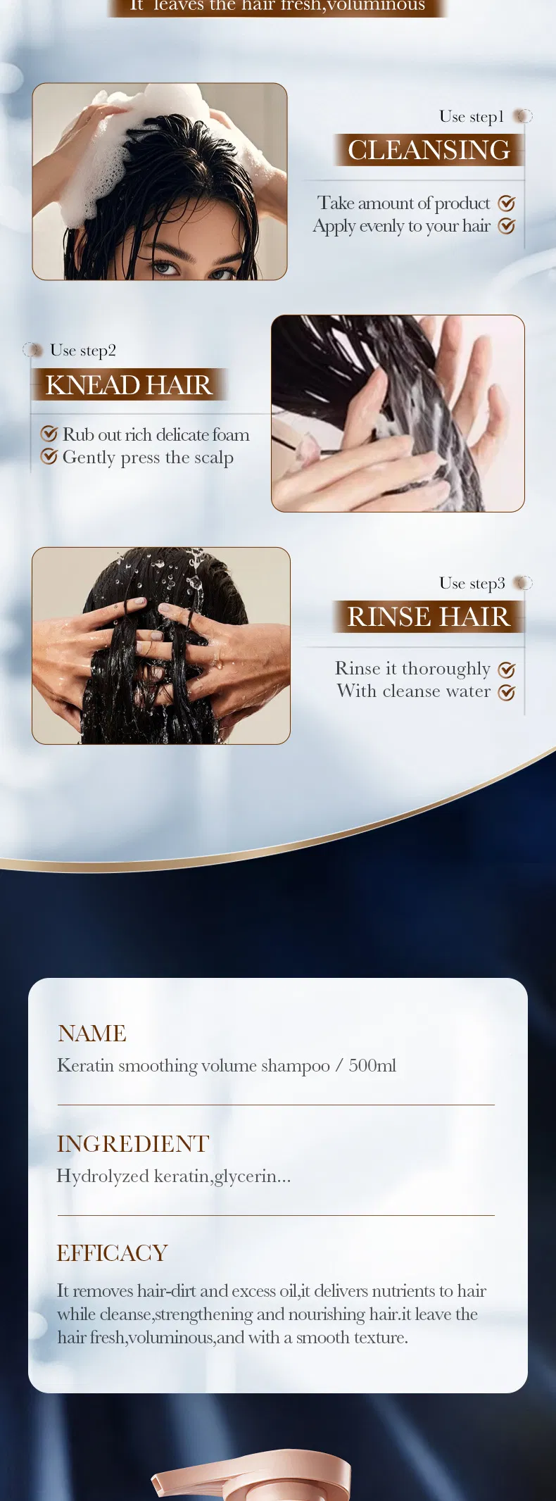 Keratin Smoothing Hair Care