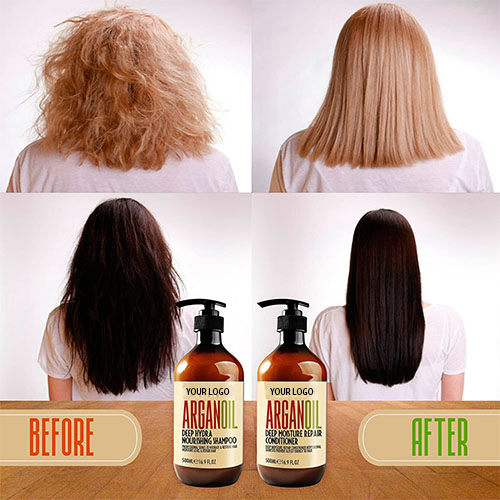 Sulfate-Free Argan Oil Shampoo for Color-Treated and Damaged Hair