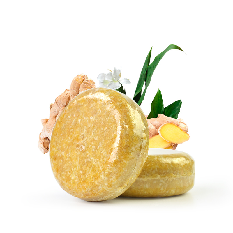 Natural Vegan Handmade Solid Shampoo Soap with Turmeric Extract Anti-Frizz &amp; Hair Repair for All Hair Types-Wholesale