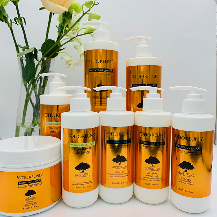SO organic natural argan oil shampoo and conditioner set series