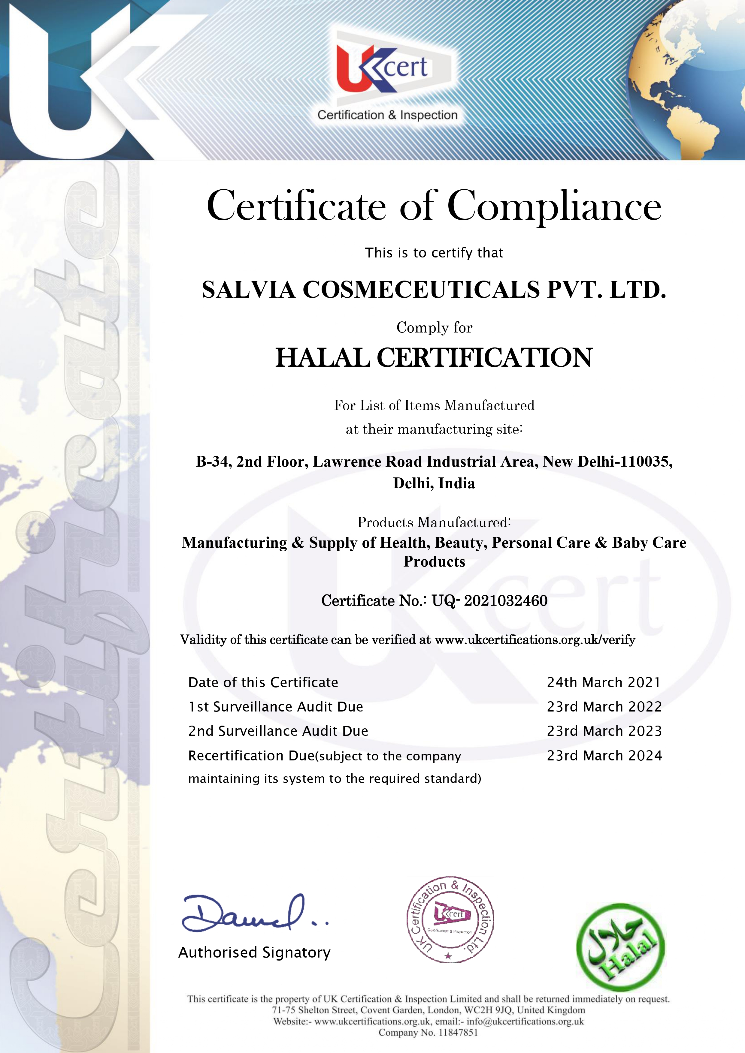 Certification 2
