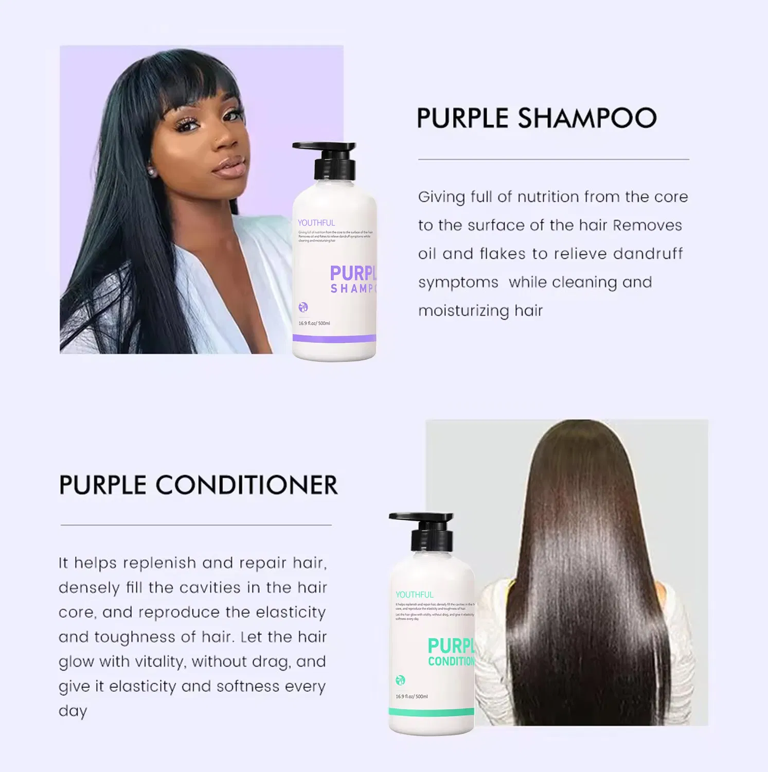 Color-Protection Anti Yellow Purple Shampoo