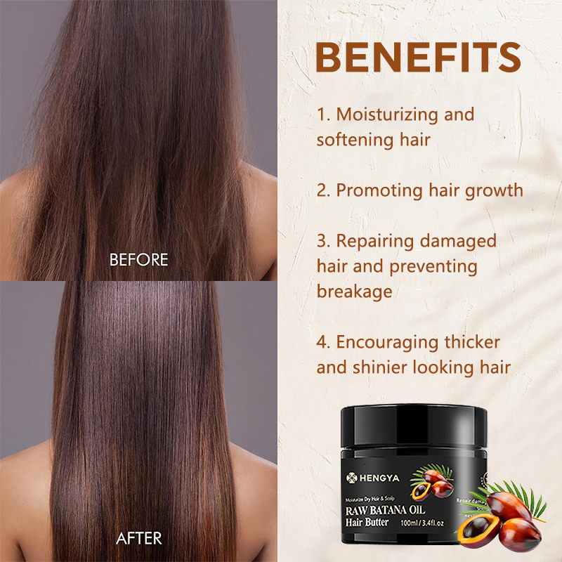 OEM Private Label Batana Shampoo Hair Growth Scalp Repair Nourishing Anti-Hair Loss Anti-Dandruff Organic Sulfate Free Oil