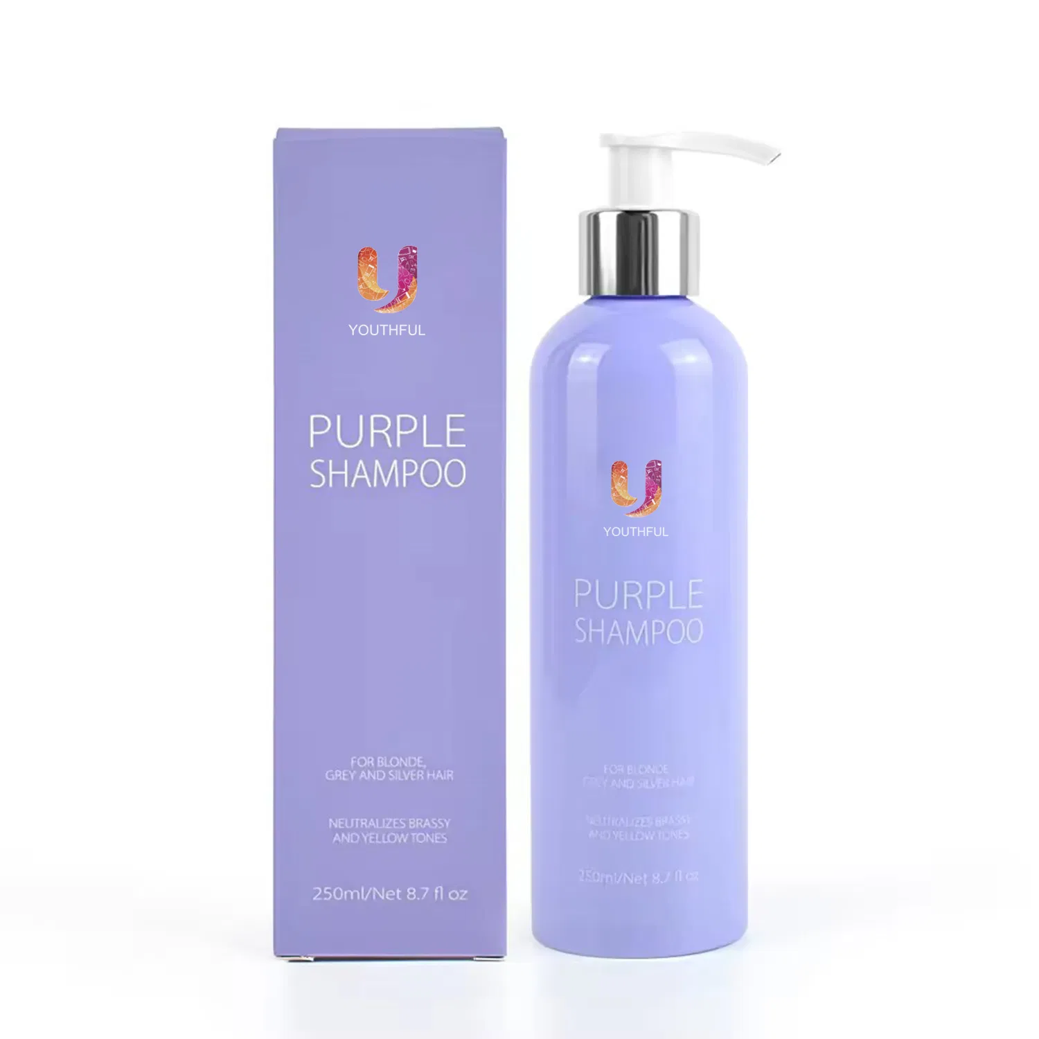250ml Color-Protection No Yellow Hair Toner Purple Shampoo
