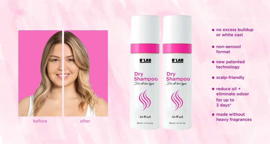 Custom Non-Aerosol Instant Fresh Volumizing Hair Dry Shampoo