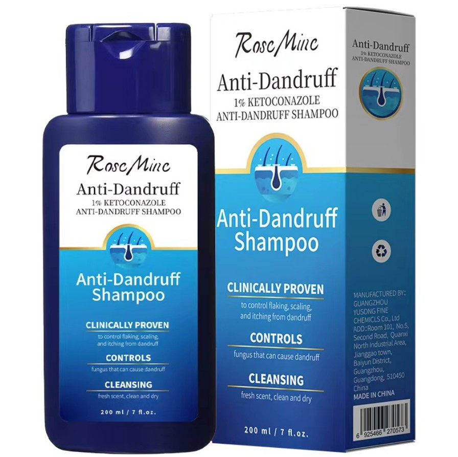 Online Wholesale and Retail Anti-Dandruff Shampoo with Fresh Scent for Men and Women Hair Anti Dandruff Oil Control Hydrating Shampoo with 1% Ketoconazole