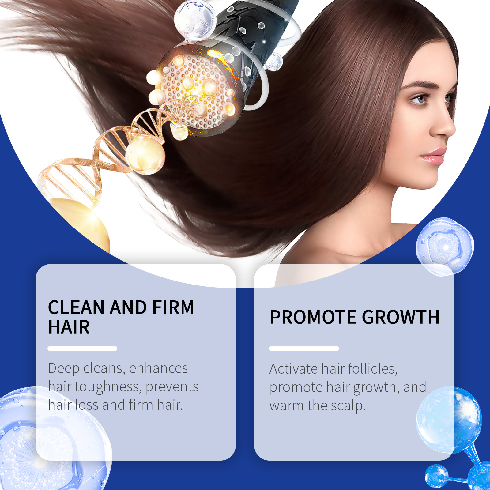 EELHOE Soft Shampoo Moisturizes, Repairs, Moisturizes, Dryness, Furnishes and Protects Hair, Gentle, Smooth and Glossy.