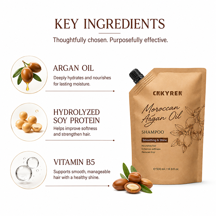 Organic Argan Oil Shampoo Moisturizing Hair Repair for Dry Damaged Hair Deep Conditioning Treatment