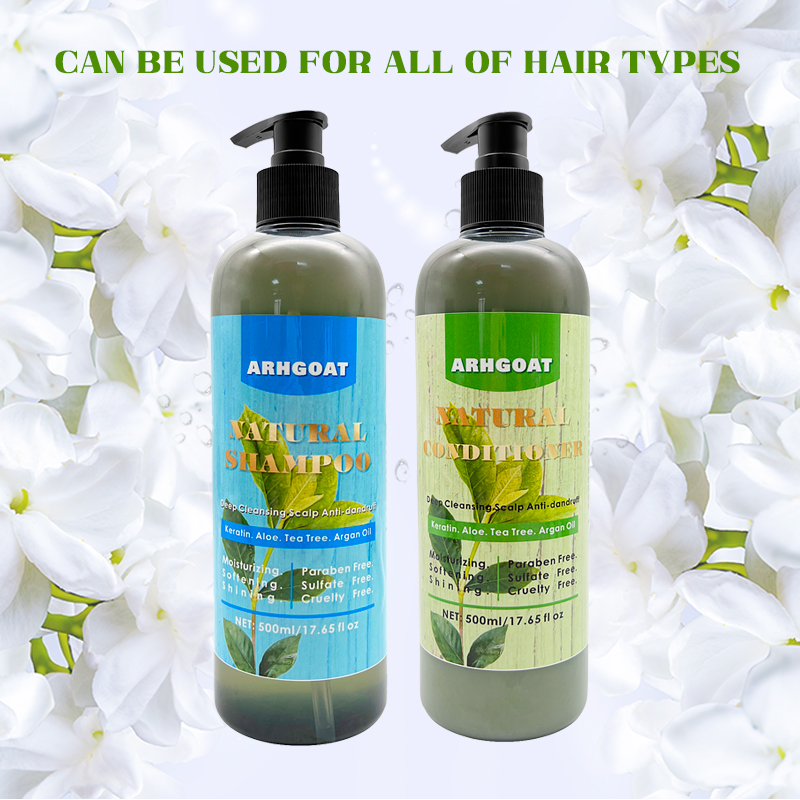 Customized Creat Your Own BrandTea Tree Shampoo and Conditioner Organic Scalp Care Hair Product