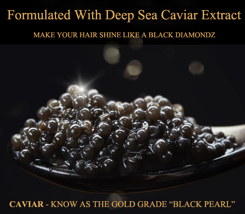 Private Label Luxury Salon Hair Care Treatment Caviar Essence Anti Frizzy Hair Deep Sea Caviar Shampoo and Conditioner