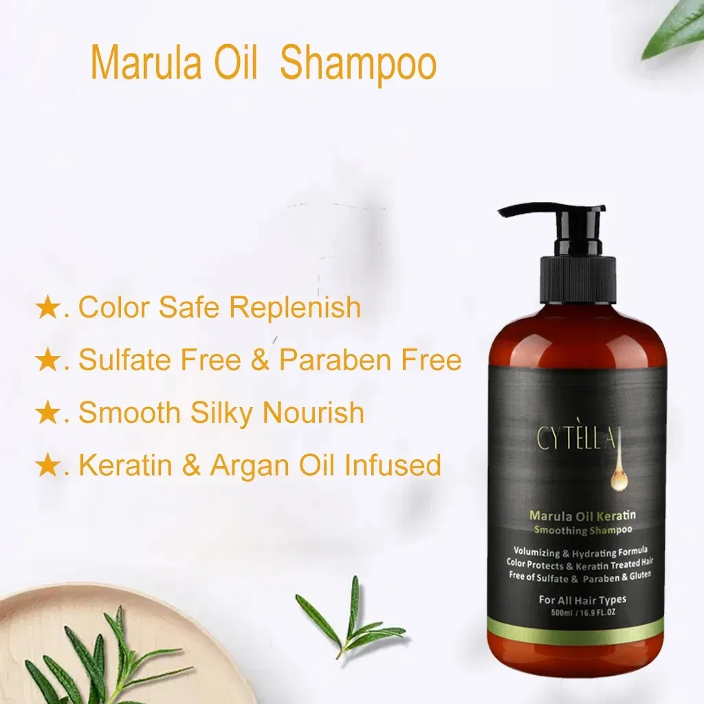 Volumizing Hydrating Formula Color Protects &amp; Keratin Marula Oil Shampoo