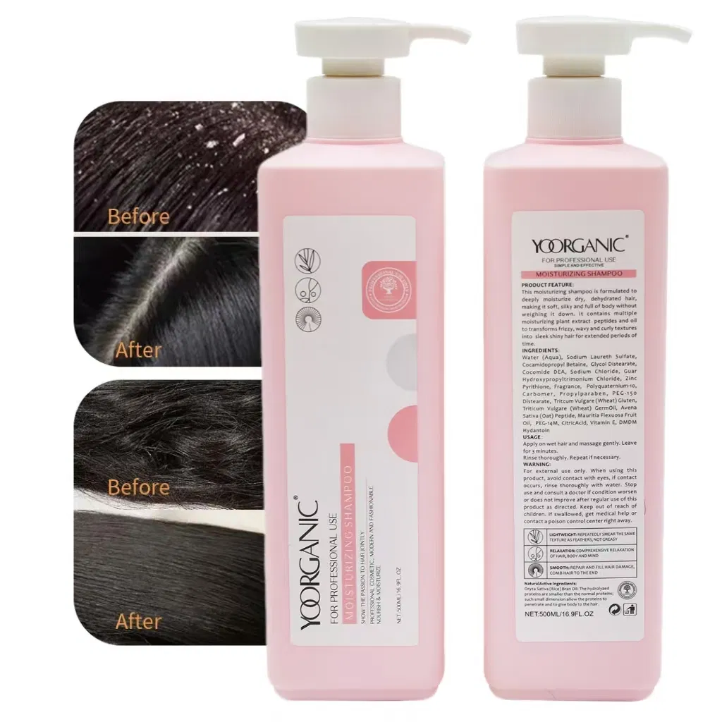 Natural Smooth Hair Shampoo Argan Olive Oil Shampoo and Conditioner Sulfate Free