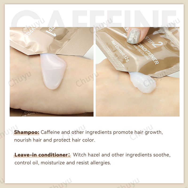 Caffeine &amp; Caviar Hair Thickening Set - Strengthening Shampoo &amp; Conditioner for Damaged Repair, Nourishing Scalp Care, Shine