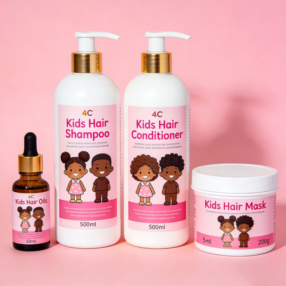 Wholesale Kids Hair Care Set 2 in 1 Shampoo Conditioner Leave In Styling Kit