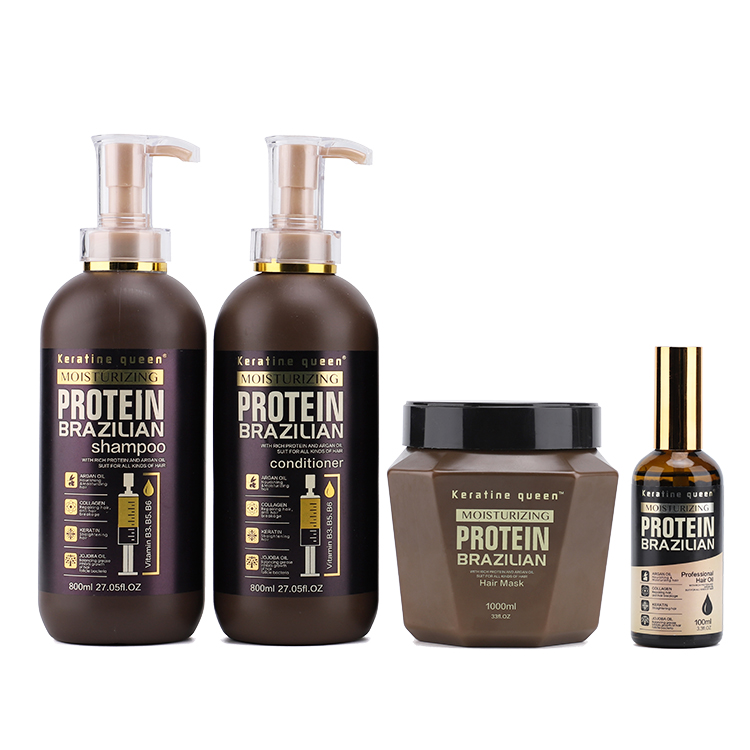 Hot Sale Brazilian Protein Nourishing Shampoo and Conditioner Hair Care Set for Damaged Hair