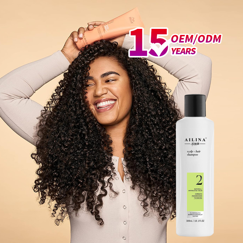 OEM Smoothing Hair Care Set for Oily Hair Free Rosemary Lemongrass Ginger Shampoo Conditioner and Body Wash