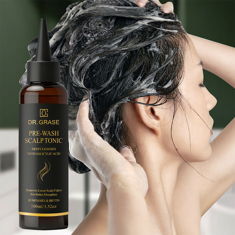 Private Label Sulfate Free Natural Organic Herbal Moisturizing Anti Hair Loss 100ml Pre Wash Shampoo