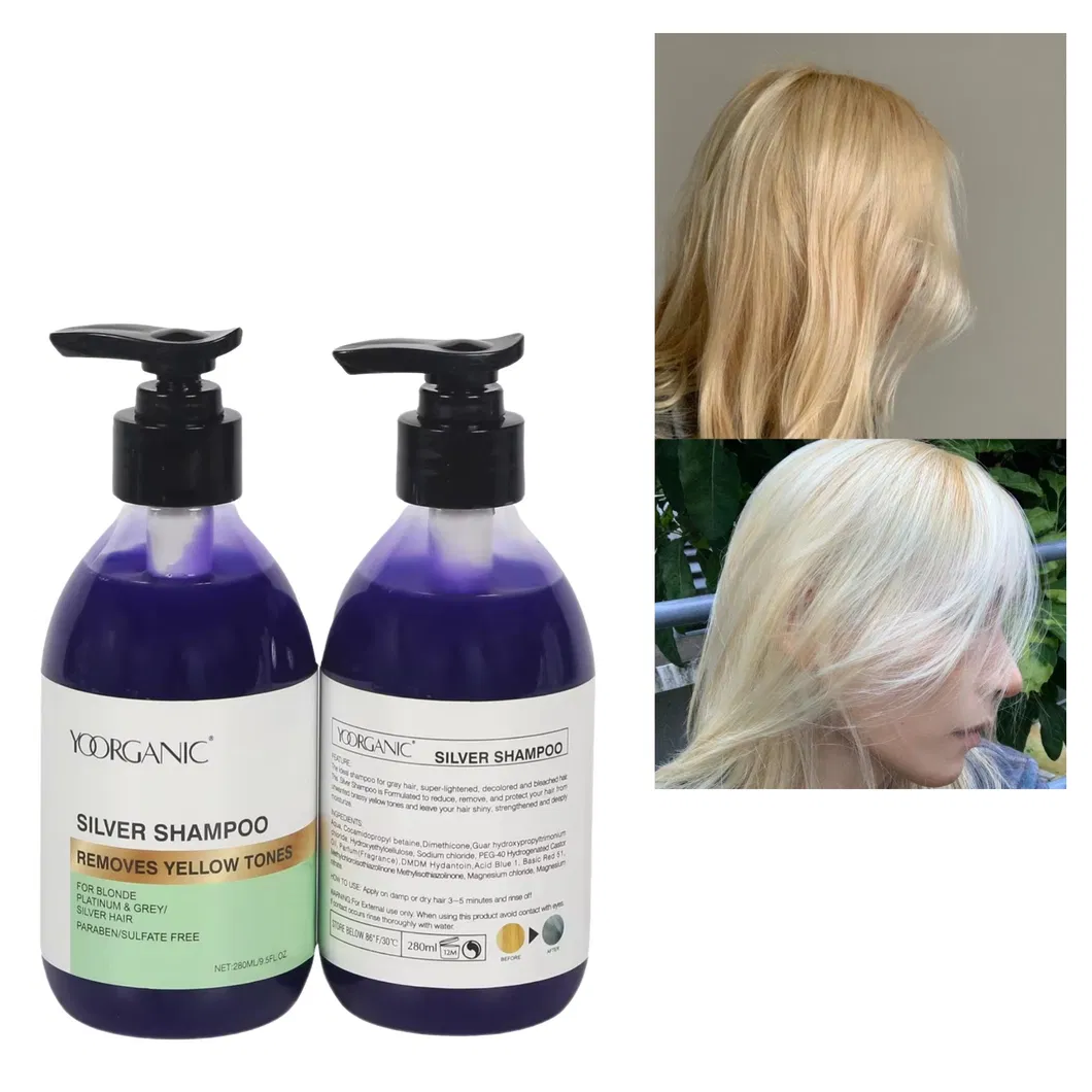 Purple Shampoo Before and After