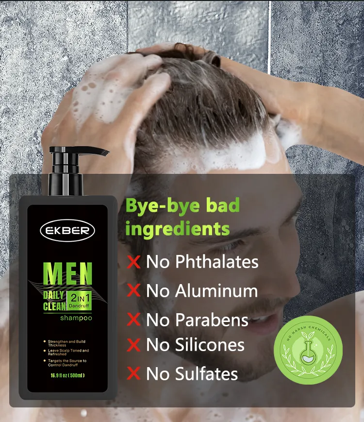 Man's 2in1 Anti-Dandruff Shampoo Detail 6