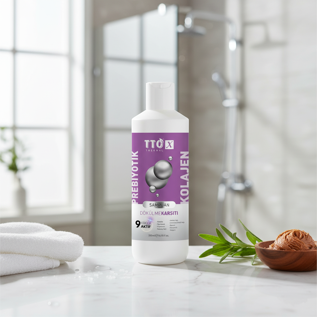 TTO-X Prebiotic &amp; Collagen Shampoo Anti-Hair Loss Moisturizing &amp; Nourishing 500 ml