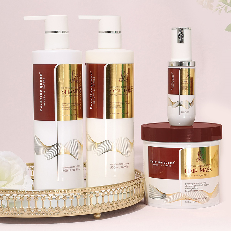 Factory Professional Salon Maca Collagen Hair Treatment Mask Smoothing Straightening Hair Oil Keratin Shampoo and Conditioner