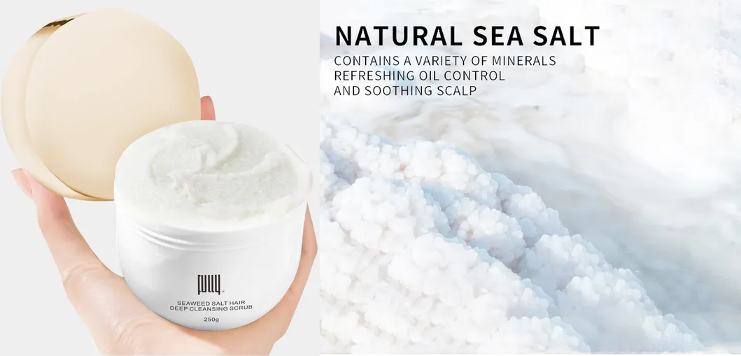 Seaweed Salt Hair Deep Cleansing Scrub Banner