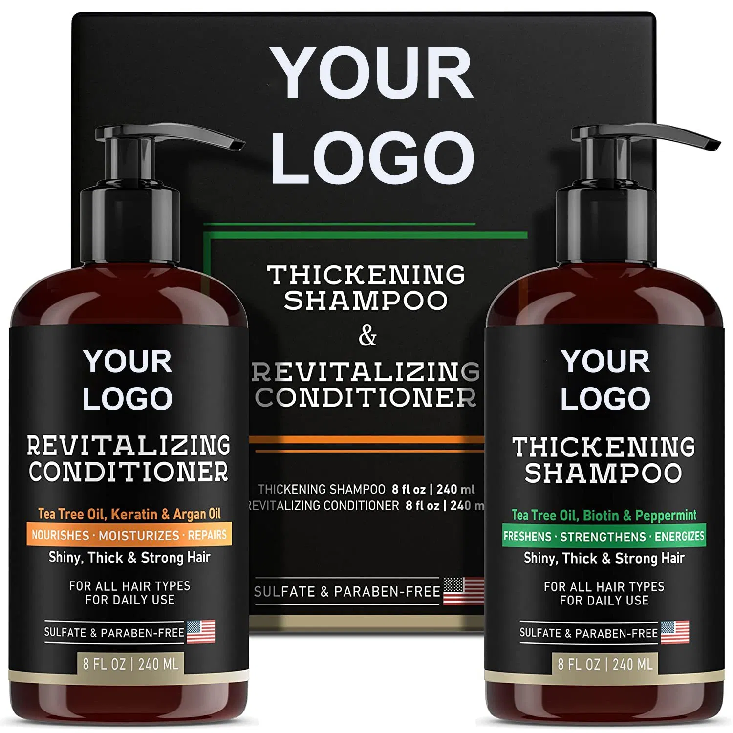 Beauty Cosmetics Skin Care Men's Shampoo and Conditioner Hair Care Thickening Revitalizing