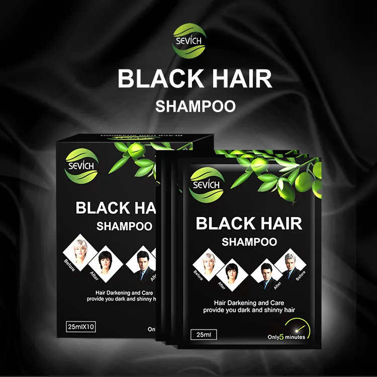 Organic Hair Dye Black Herbal Hair Shampoo