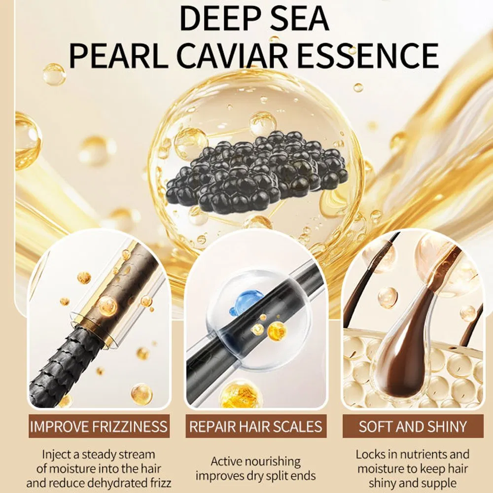 Caviar Shampoo and Conditioner Nourishing Moisturizing Anti-Dandruff Fluffy Caviar Hair Care Sets