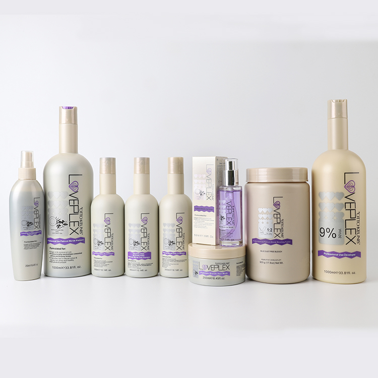 Professional salon anti yellow treatment and care shampoo and conditioner set series