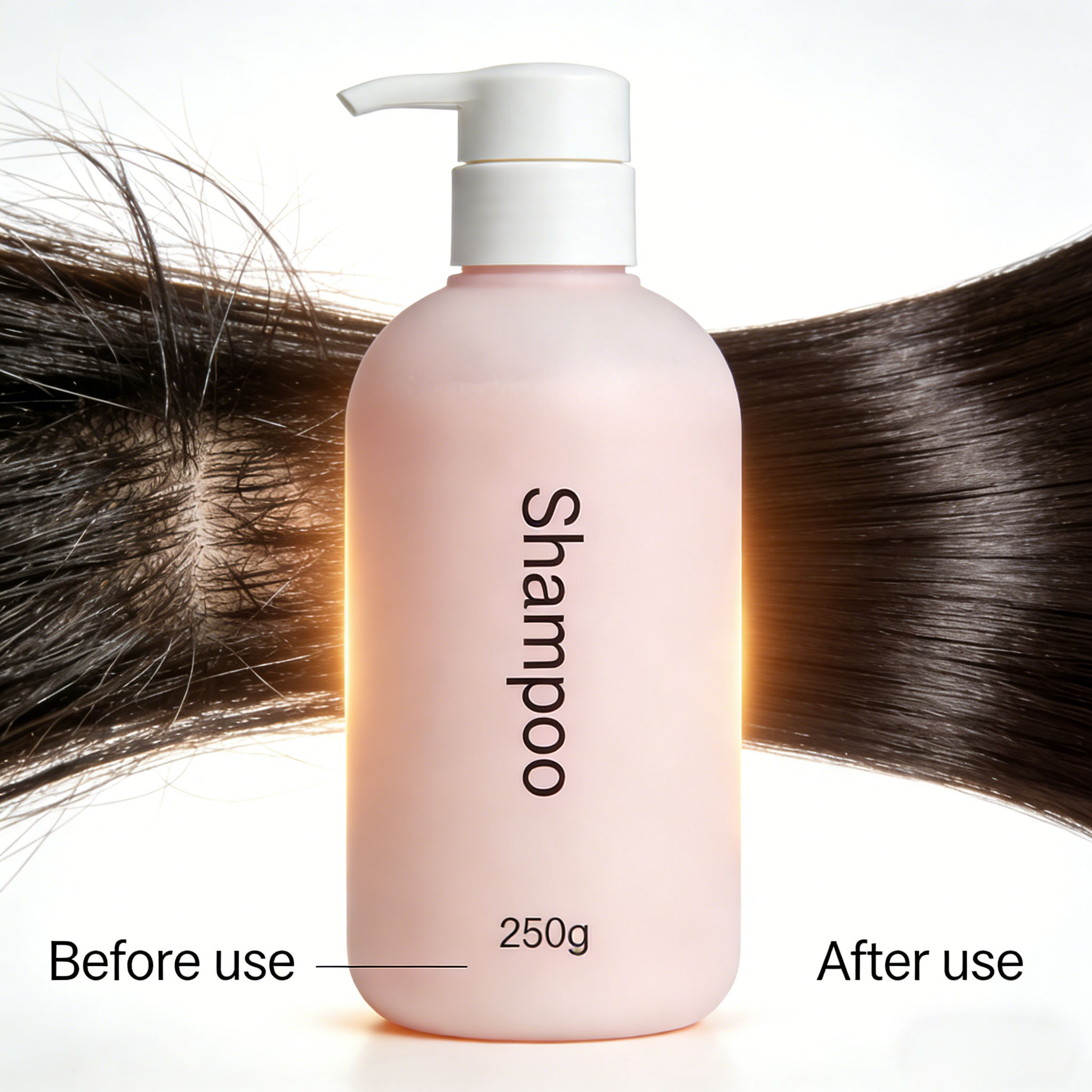 Gentle Moisturizing Natural Shampoo for Dry Damaged Hair Scalp Care Sulfate Free Shampoo