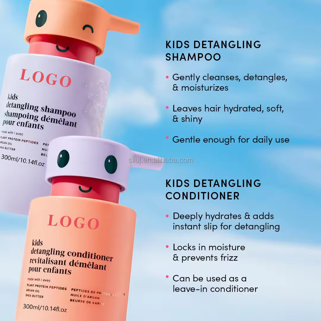 OEM Kids Shampoo,Tear-free Detangling Shampoo For Girls With Curly Or Straight Hair,Clean,Non-toxic,Gentle Haircare 300ml