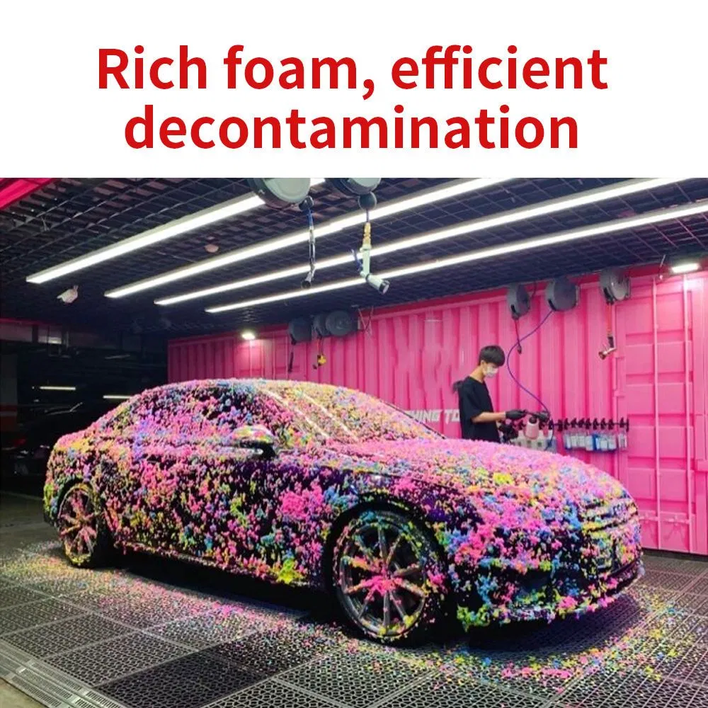 Vibrant Color Foam Waxing Shampoo for Ultimate Shine and Protection