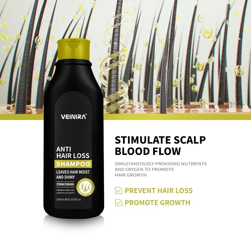 Veinira Hair Growth Shampoo for Anti Hair Loss Thickening &amp; Volumizing with Ginger