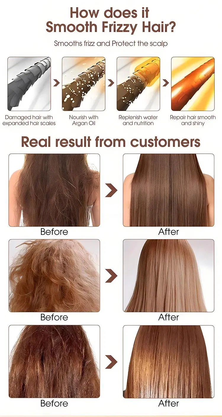 Cruelty-Free Sulfate Free Natural Private Label Morocco Hair Care Nourish Argan Seed Oil Shampoo