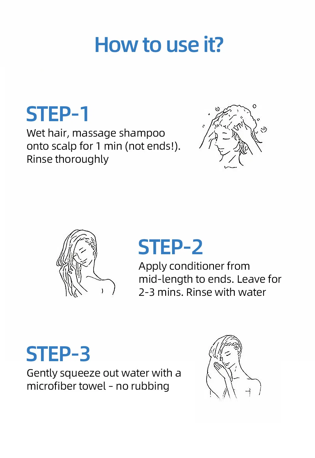 Natural Seaweed Extract Shampoo & Conditioner Set - Sulfate-Free Hair Care for Hydration & Repair