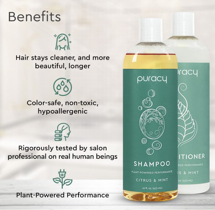 Mild Organic for Collagen Keratin Shampoo Hair Regrowth Volumizing for Men Womens