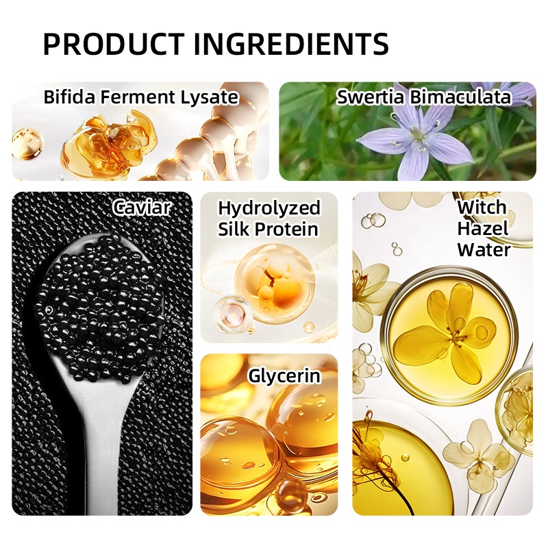 Custom Luxury High-End Shampoo and Hair Care Set for Ladies Caviar Hair Care Product Anti-Aging and Nourishing Scalp Shampoo