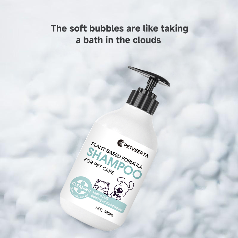 Natural Herbal Pet Shampoo for Dogs and Cats - Hypoallergenic Formula