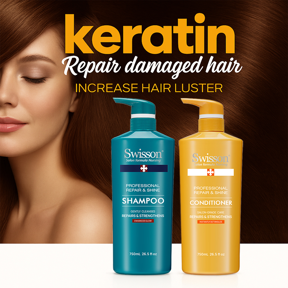 Salon Professional Color Protection Keratin Hair Shampoo Nourishing Shine Treatment Shampoo for Color Treated Private Label