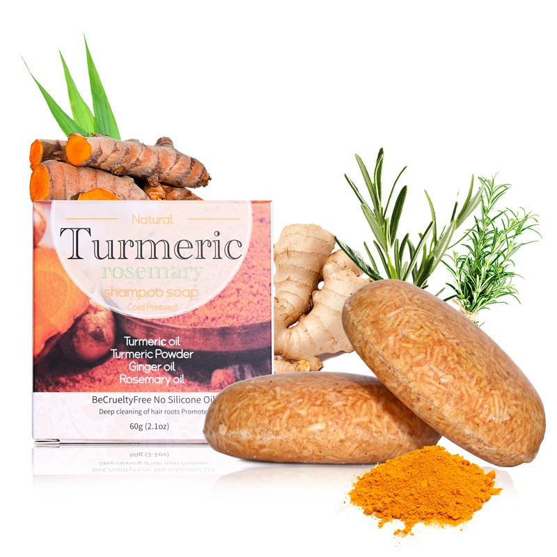 Private Label Organic Shampoo Bar Turmeric Shampoo Bar Keratin Hair Treatment Handmade Ginger Herbal Hair Care Products