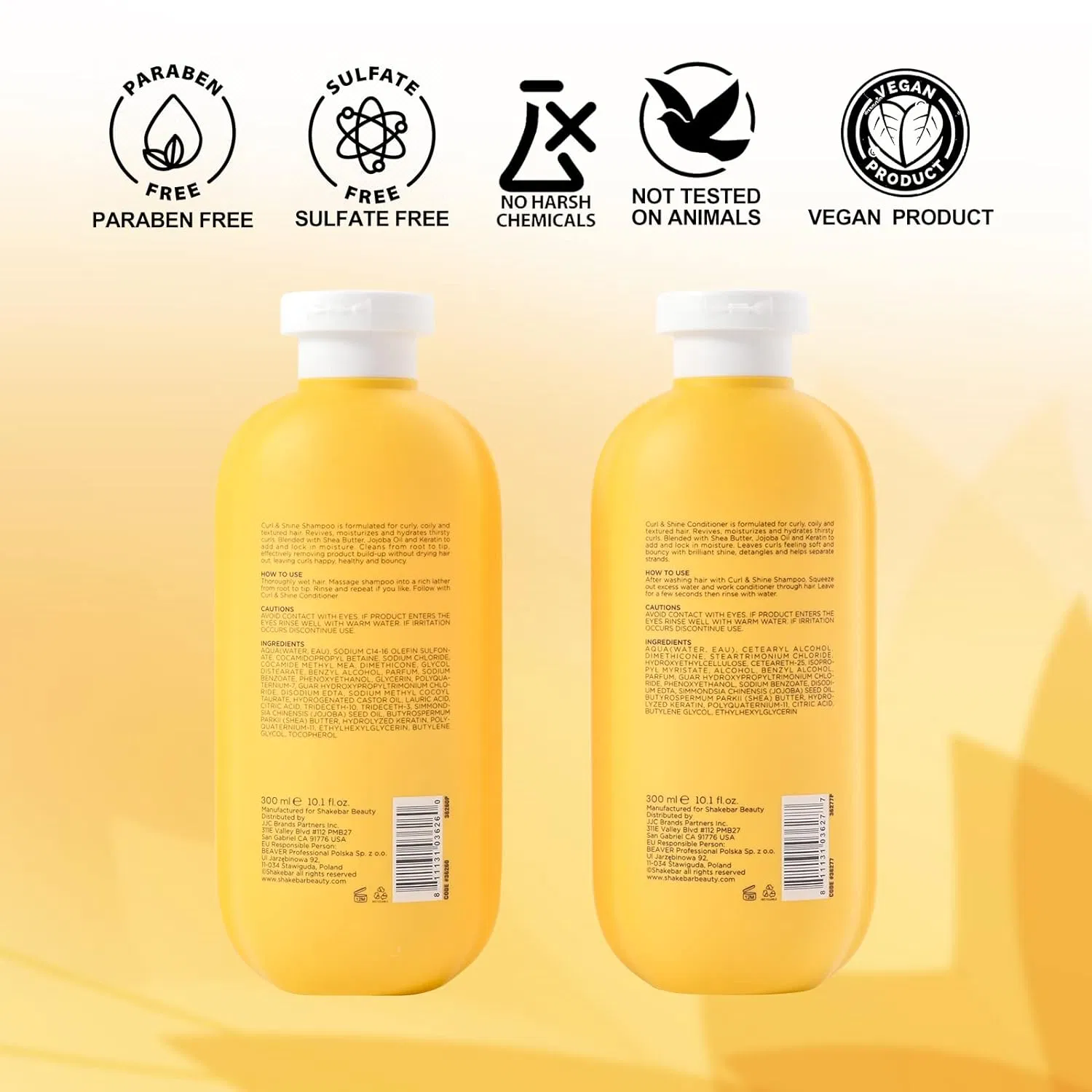 Shakebar Moisturizing Bulk Shampoo and Conditioner Organic Natural Shampoo Sulfate &amp; Paraben Free