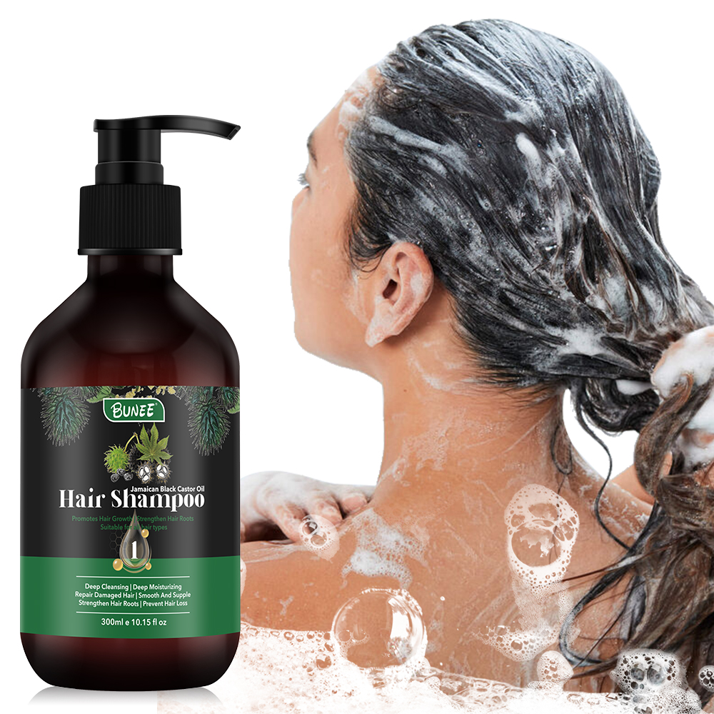 Oem Wholesale Hair Treatment Organic Moisture Jamaican Black Castor Oil Shampoo And Conditioner Set For Anti Hair Loss