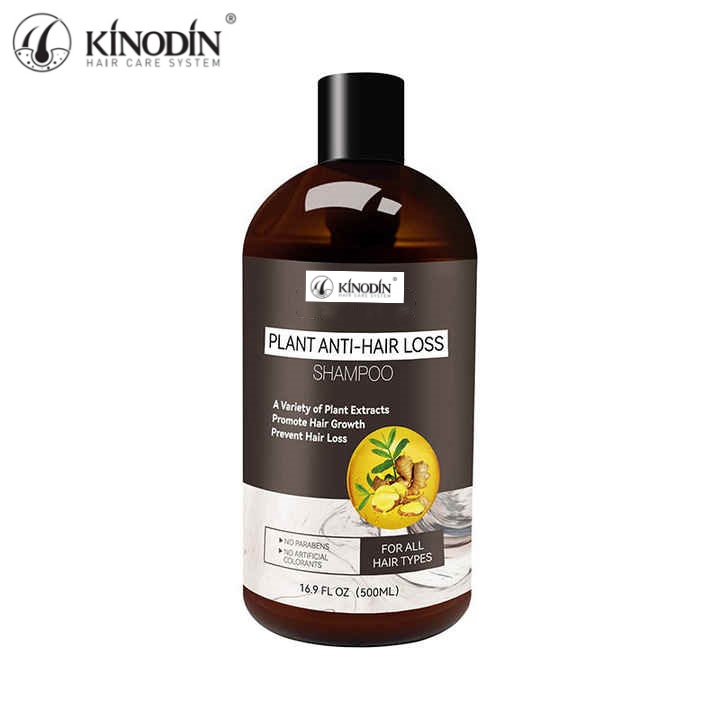 Private Label Organic Biotin Shampoo for Hair Growth Natural Ginger Thickening Anti-Hair Loss Formula Moisturizing Nourishing