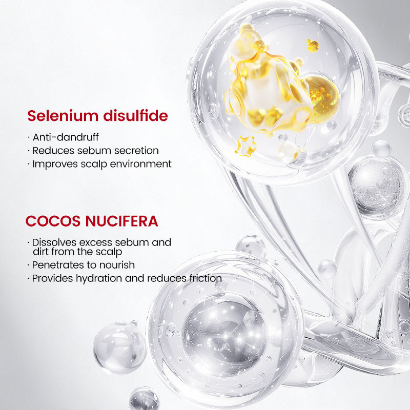 Deep Cleansing Scalp Nourishing Hair Roots Anti-Dandruff &amp; Oil Control Selenium Sulfide Shampoo