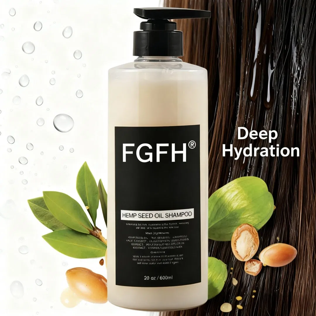 Hemp Seed Oil Repair Shampoo Natural Moisturizing Repair Hair Care Nourishing Smoothing