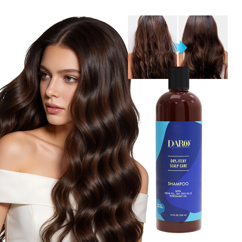 Olive &amp; Tea Tree Oil Anti Itch Smoothing Private Label Shampoo