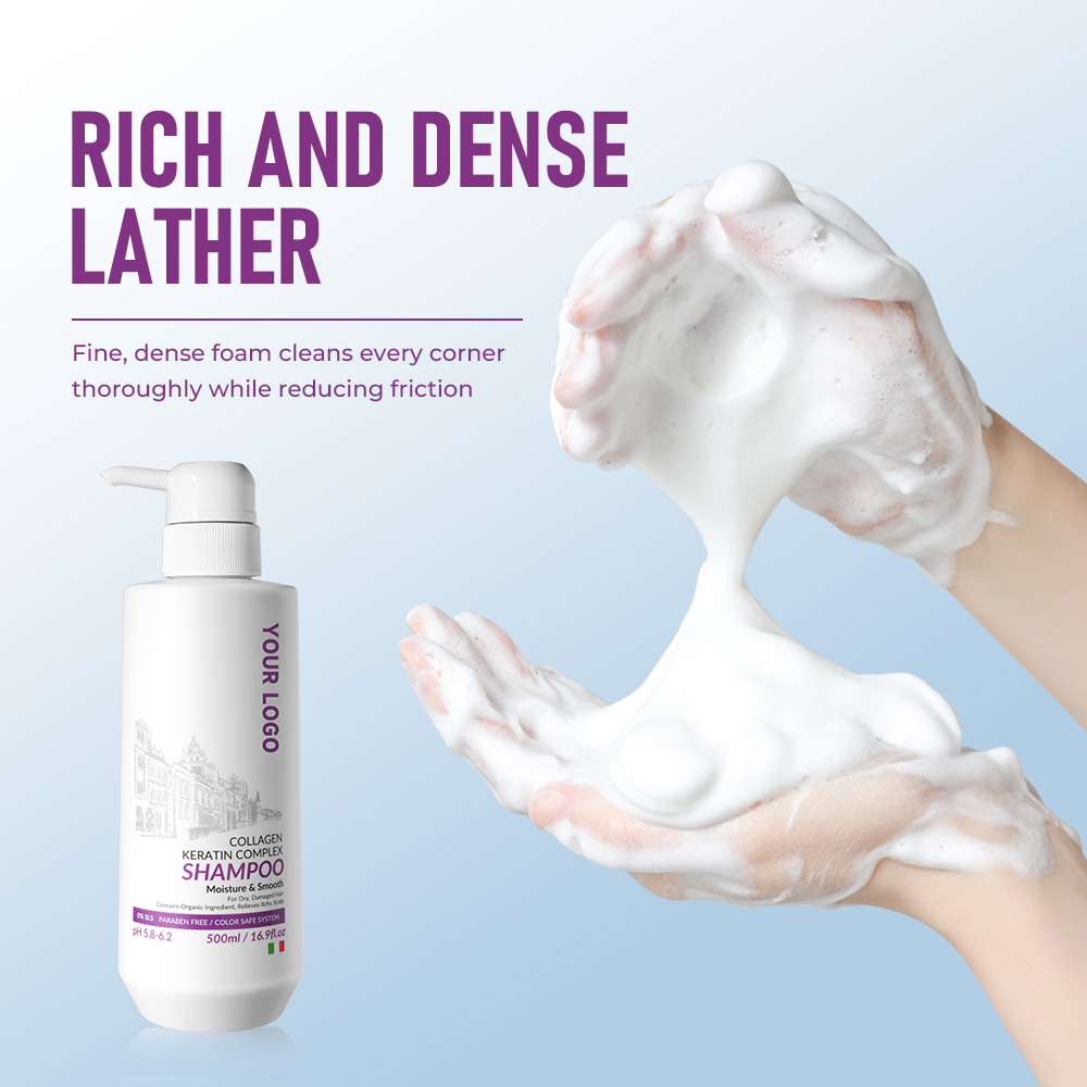 OEM ODM Wholesale Hair Shampoo Conditioner Set Organic Collagen Nourishing Moisturizing Deep Clean Oil-Control Curly Hair